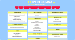 Desktop Screenshot of expertpagina.be